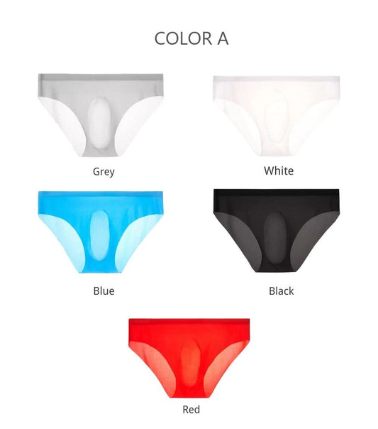 Men's Patterned Ultra Thin Ice Silk Underpants (6-Pack) JEWYEE 309 — jewyee .com