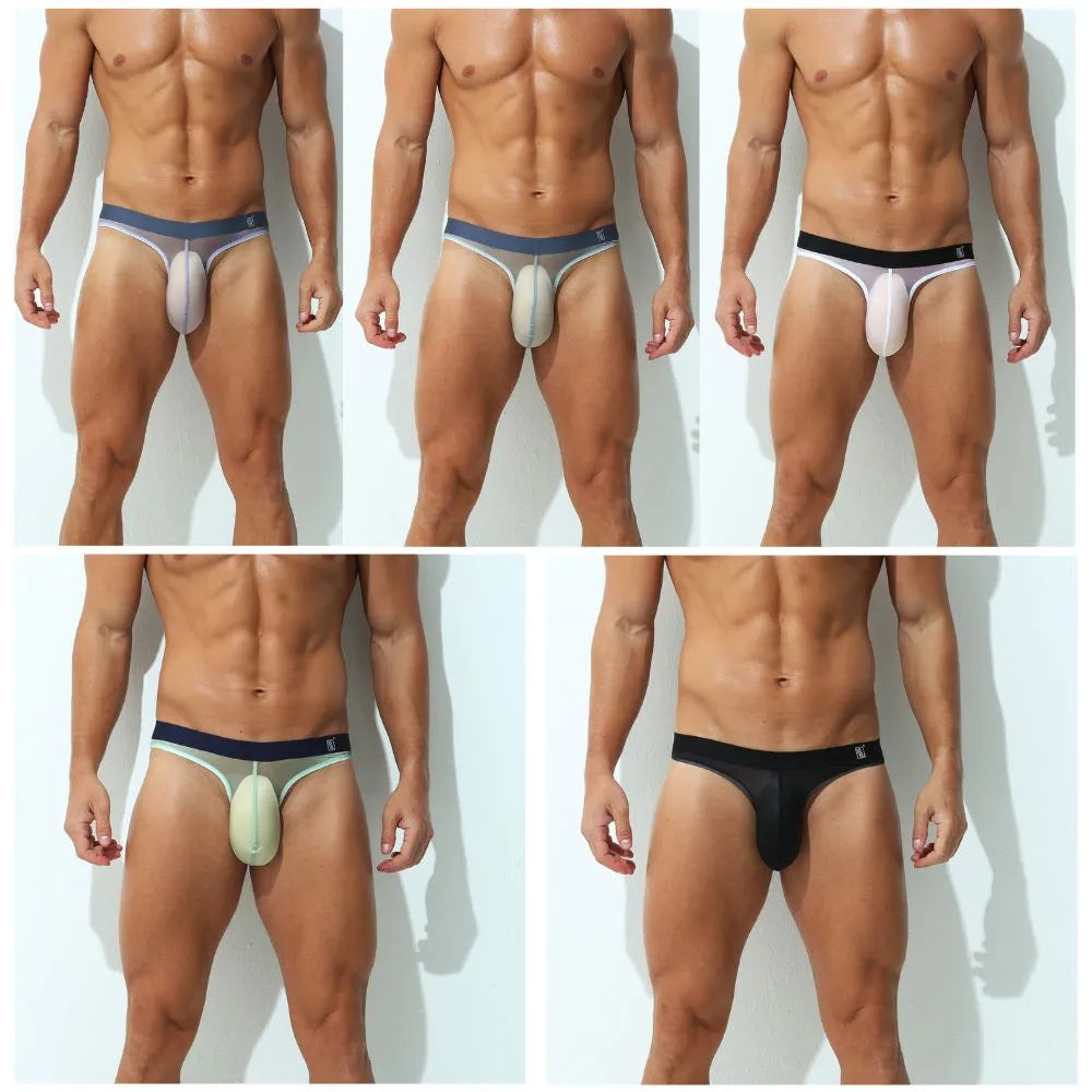 Men's Ultra Thin Ice Silk Low-Rise Briefs (5-Pack) -JEWYEE AY835 – Jewyee  Canada