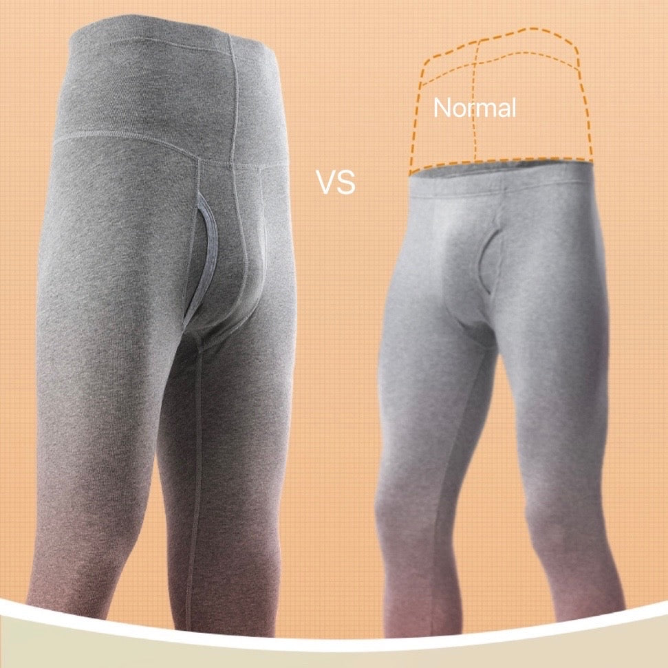 Men's Super High-Rise Tummy-Control Thermal Long Johns - JEWYEE 261