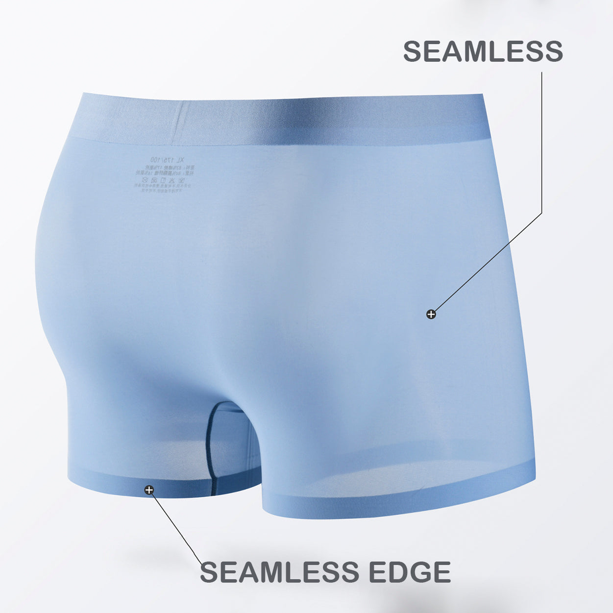 Jewyee Men's Ice Silk Underwear Breathable Soft Ultra-Thin Mesh Boxer  Briefs,Jewyee Mens Ice Silk Underwear (3-E,2XL)