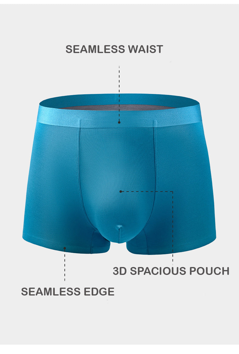 Dual Pouch - Men's Patterned Waistband Modal Underwear (3-Pack) JEWYEE  8002B —