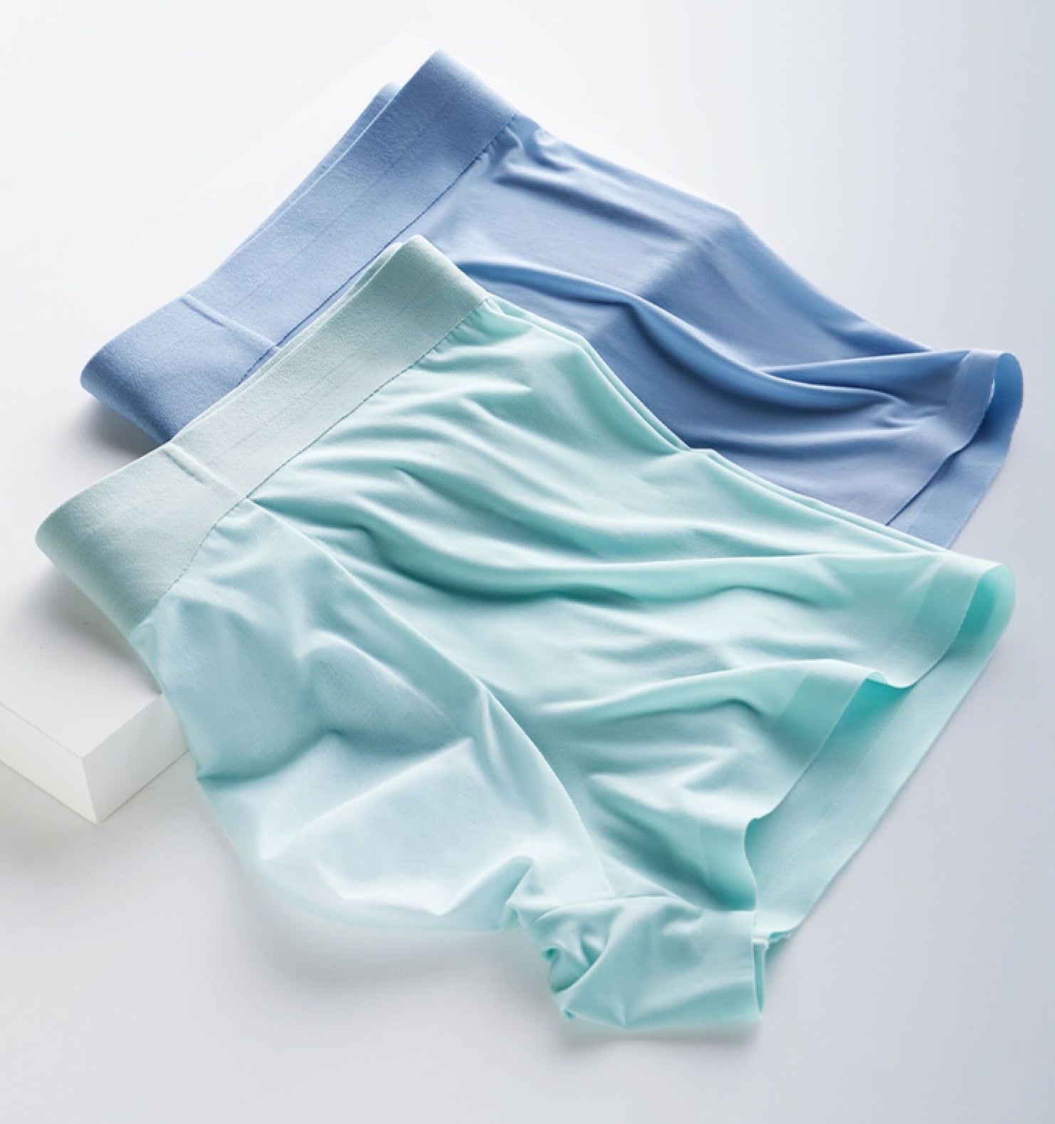 Jewyee Men's Ice Silk Underwear Breathable Soft Ultra-Thin Mesh Boxer  Briefs,Jewyee Mens Ice Silk Underwear (Jewel Blue,XL)